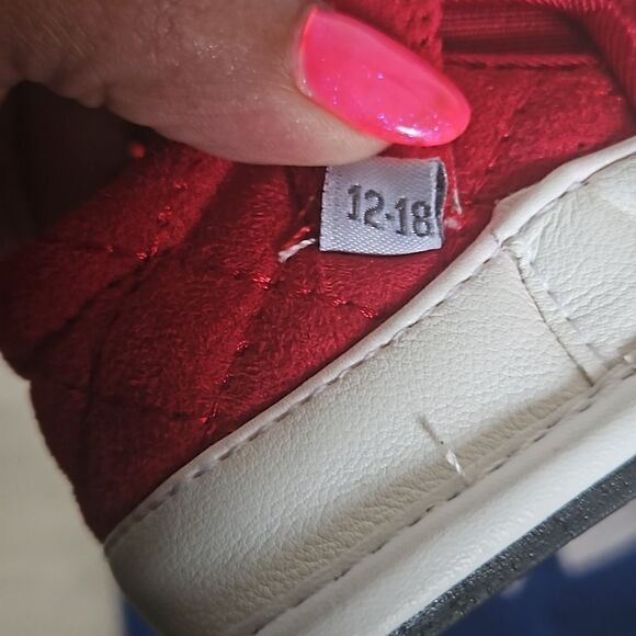 Adidas & Jack And Lily Boy's Toddler T-shirt & Sneaker 12-18 Months Red/ Blue - Picture 14 of 16